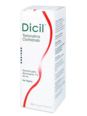 Dicil Terbinafina 1% Solución Spray 30  ml.