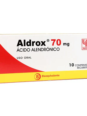 Aldrox (B) Ácido Alendrónico 70 mg 10 Comprimidos.
