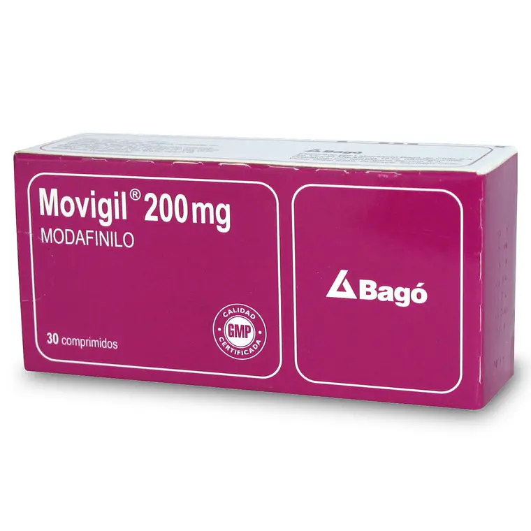 Movigil Modafinilo 200 mg 30 Comprimidos. 1