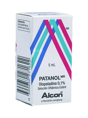 Patanol Olopatadina 0,1 % Solución oftálmica 5 ml.