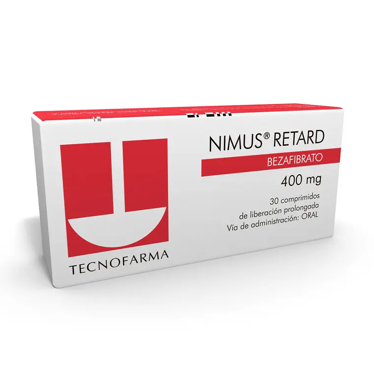 Nimus Retard Bezafibrato 400 mg 30 Comprimidos. 1