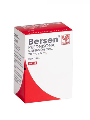 Bersen Prednisona 20 mg / 5 ml Suspensión oral 60 ml.