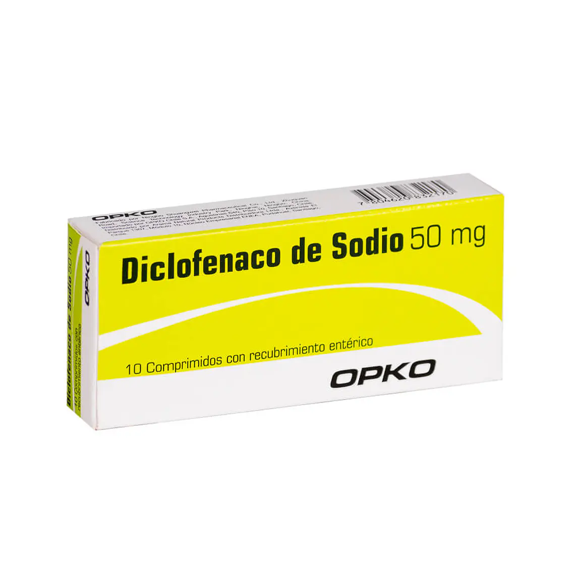 Diclofenaco de Sodio 50 mg 10 Comprimidos. 1