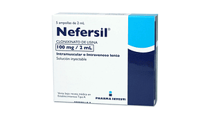 Nefersil 100 mg 5 ampollas inyectables