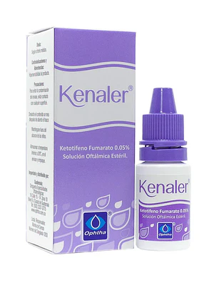 Kenaler Ketotifeno 0,05 % Solución oftálmica 5 ml.