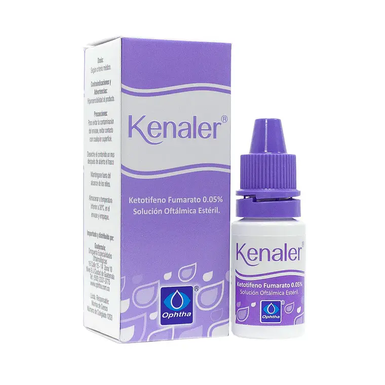 Kenaler Ketotifeno 0,05 % Solución oftálmica 5 ml. 1