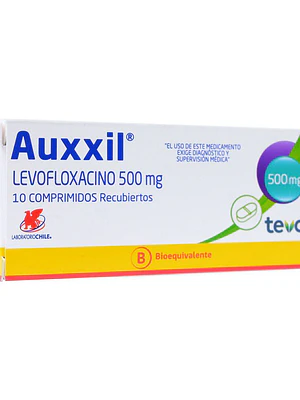 Auxxil (B) Levofloxacino 500 mg 10 Comprimidos.