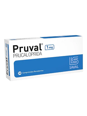 Pruval Prucaloprida 1 mg 30 Comprimidos recubiertos.