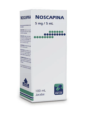 Noscapina 5 mg / 5 ml Jarabe 100 ml.