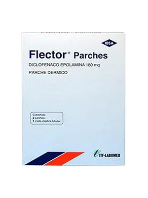 Flector Diclofenaco Epolamina 180 mg 2 Parches.