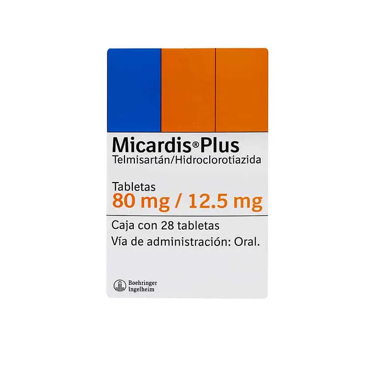 Micardis Plus 80 / 12,5 mg 28 Tabletas. 1