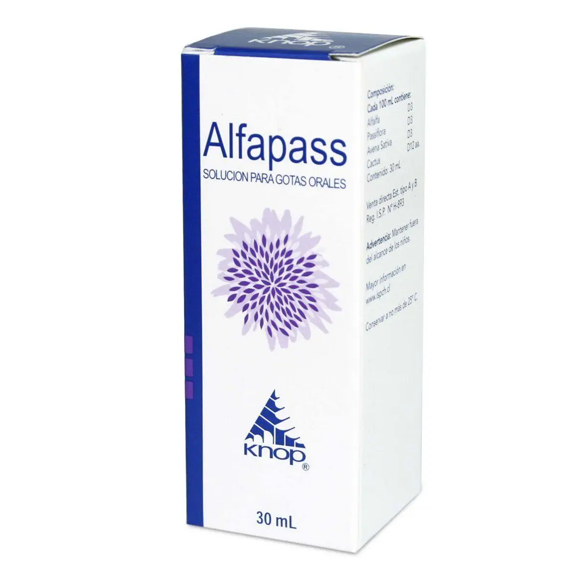 Alfapass Gotas 20 ml. Knop 1
