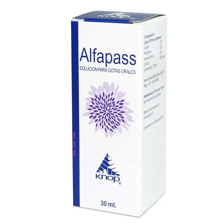 Alfapass Gotas 20 ml. Knop 1