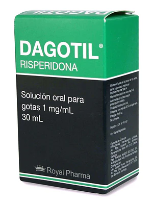 Dagotil Risperidona 1 mg / ml Gotas 30 ml.