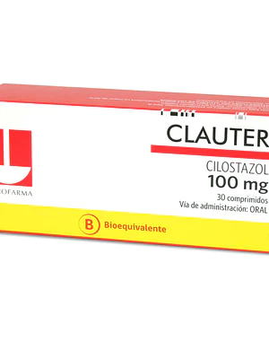 Clauter (B) Cilostazol 100 mg 30 Comprimidos.