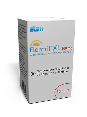 Elontril XL Anfebutamona 300 mg 30 Comprimidos.