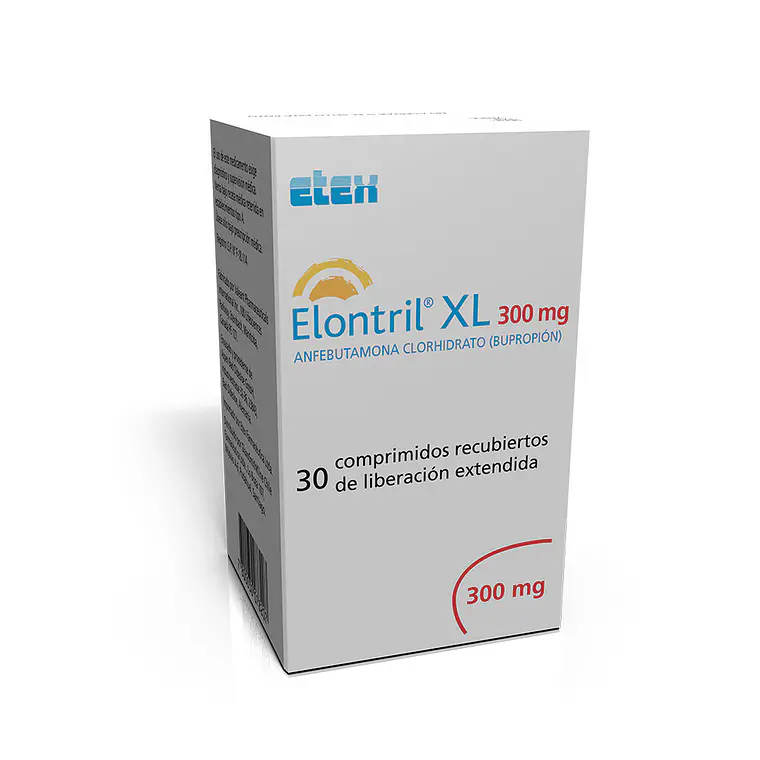 Elontril XL Anfebutamona 300 mg 30 Comprimidos. 1