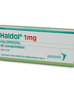 Haldol Haloperidol 1 mg 20 Comprimidos.