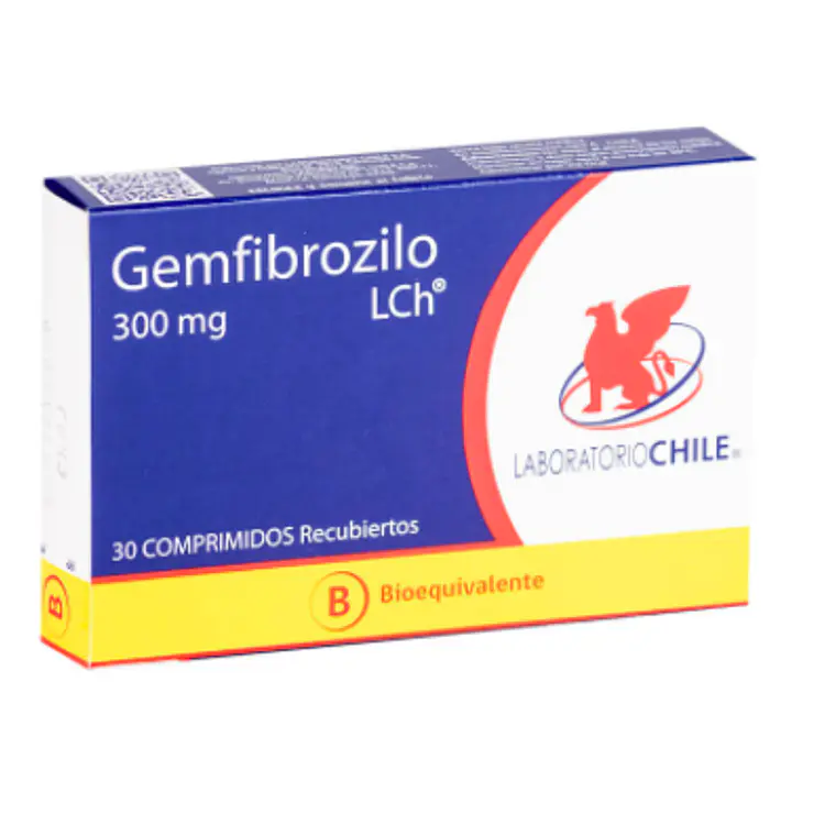 Gemfibrozilo (B) 300 mg 30 Comprimidos. 1