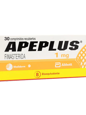 Apeplus (B) Finasterida 1 mg 30 Comprimidos recubiertos.