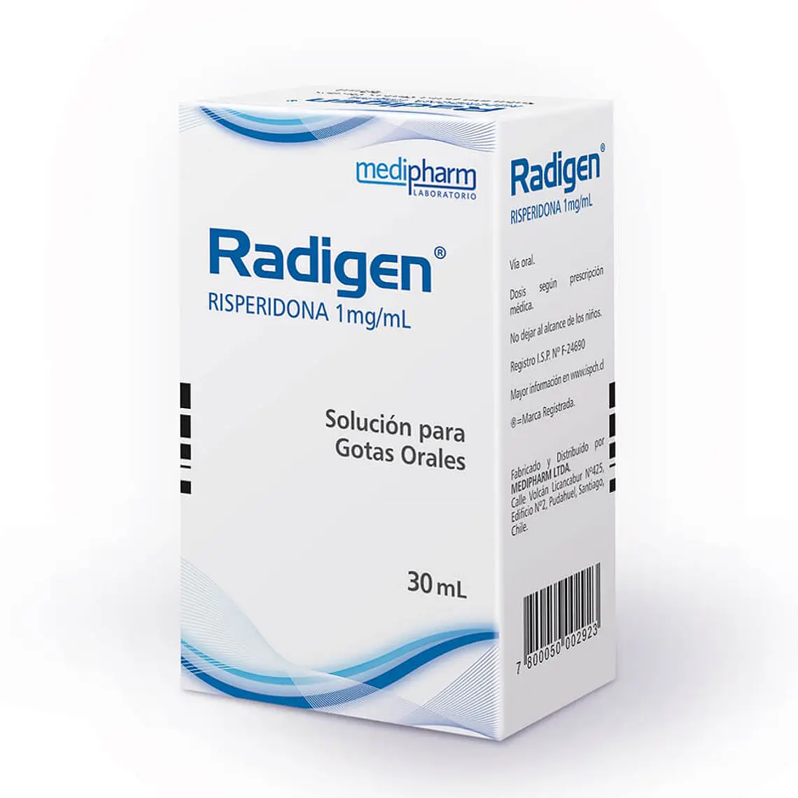Radigen Risperidona 1 mg / ml Gotas 30 ml. 1
