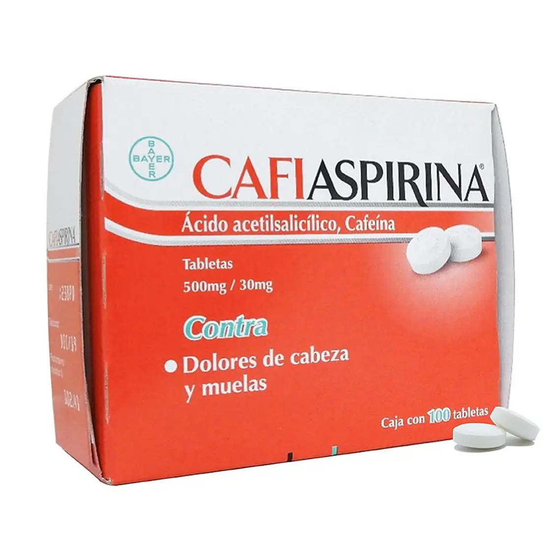 Cafiaspirina 100 Comprimidos. 1
