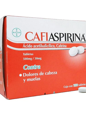 Cafiaspirina 100 Comprimidos.