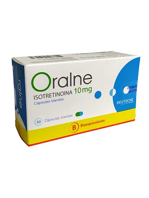 Oralne (B) Isotretinína 10 mg 30 Cápsulas blandas.