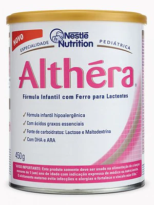 Althera Fórmula infantil con fierro para lactantes Polvo 450 g.