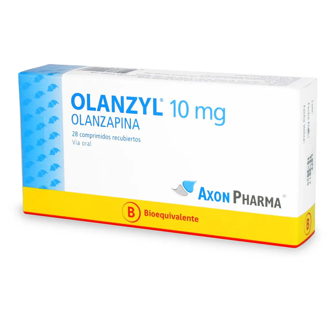 Olanzyl (B) Olanzapina 10 mg 28 Comprimidos recubiertos. 1