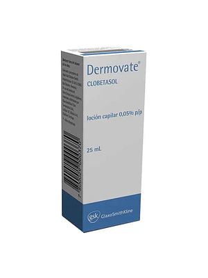 Dermovate Clobetasol 0,5 % Loción Capilar 25 ml.