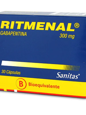 Ritmenal (B) Gabapentina 300 mg 30 Cápsulas.