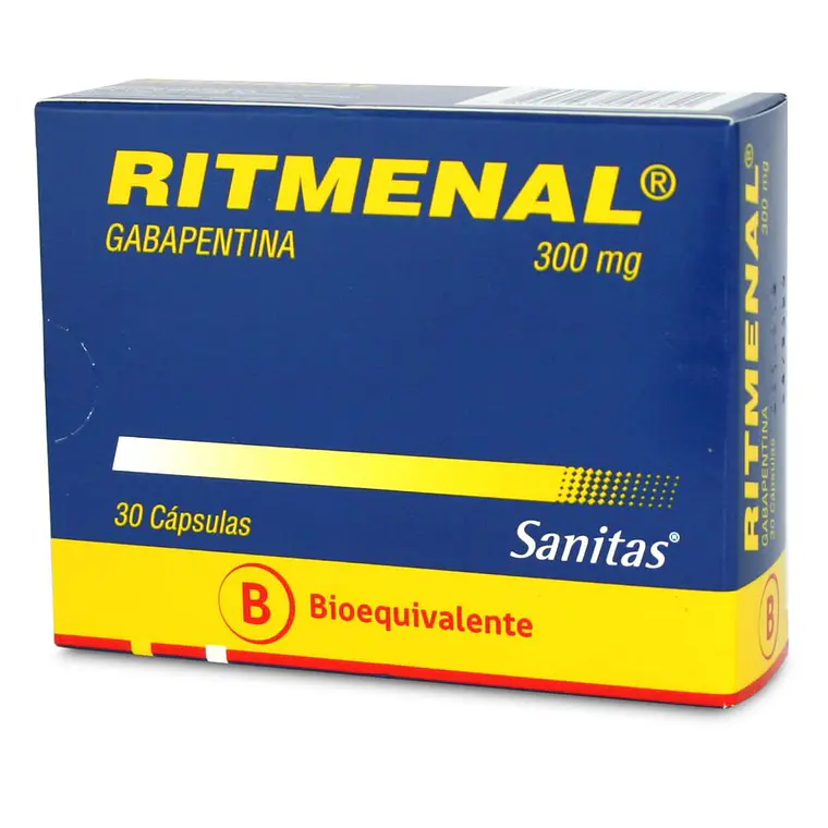 Ritmenal (B) Gabapentina 300 mg 30 Cápsulas. 1