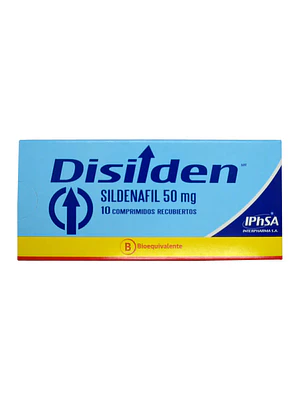 Disilden (B) Sidenafil 50 mg 10 Comprimidos.