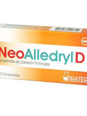 NeoAlledryl D Desloratadina, Pseudoefedrina 30 comprimidos.