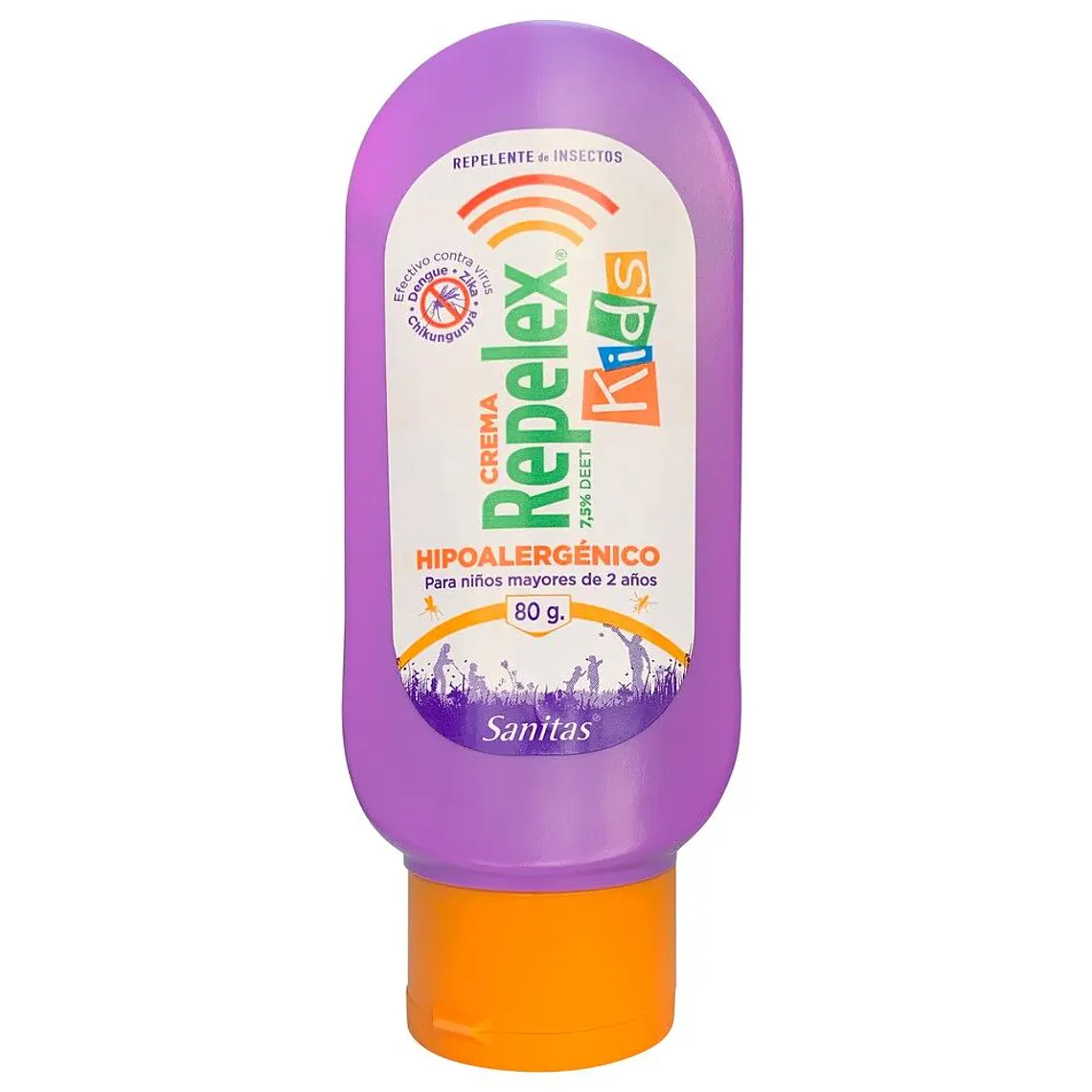 Repelex Kids Repelente de insectos 7,5 % Crema 80 g. 1