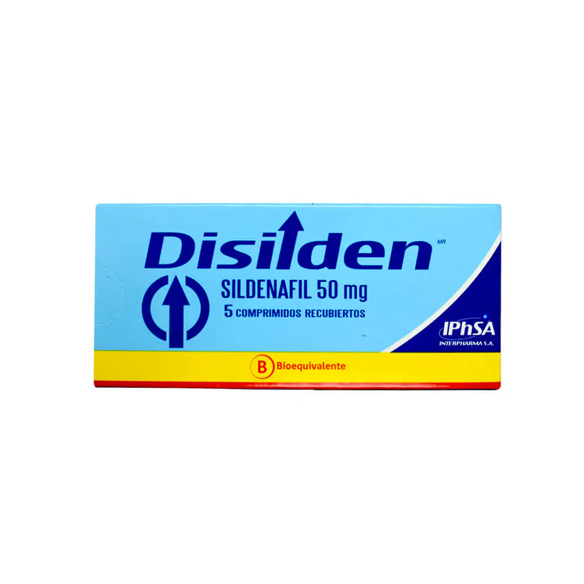Disilden (B) Sildenafil 50 mg 5 Comprimidos. 1