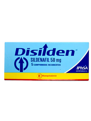 Disilden (B) Sildenafil 50 mg 5 Comprimidos.