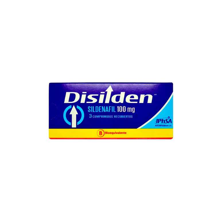 Disilden (B) Sildenafil 100 mg 3 Comprimidos recubiertos. 1