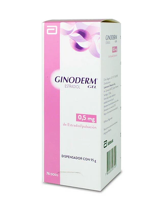 Ginoderm Estradiol 0,5 mg  95 g Pulsación 76 dosis.