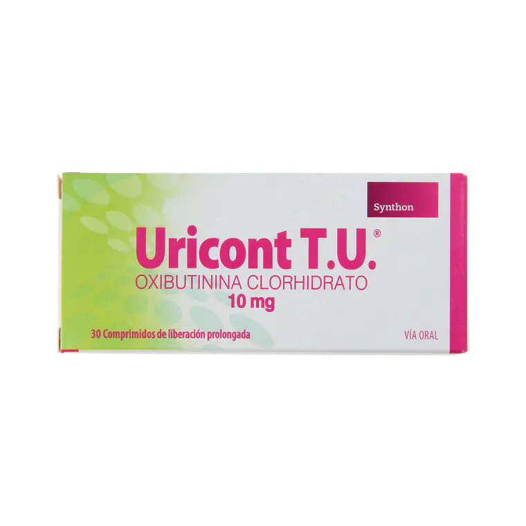 Uricont T.U. Oxibutinina 10 mg 30 Comprimidos. 1