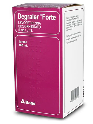 Degraler Forte Levocetirizina 5 mg / 5 ml Jarabe 100 ml.