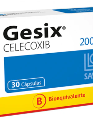 Gesix (B) Celecoxib 200 mg 30 Cápsulas.