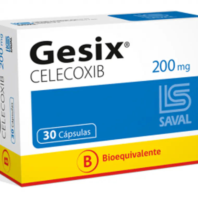 Gesix (B) Celecoxib 200 mg 30 Cápsulas. 1
