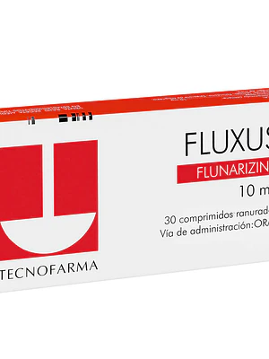 Fluxus Flunarizina 10 mg 30 Comprimidos.