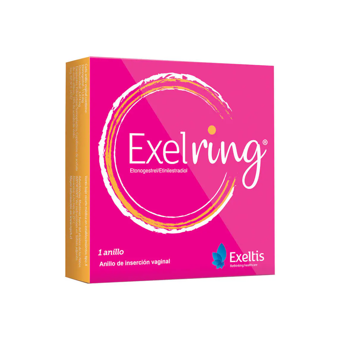 Exelring Etonogestrel, Etinilestradiol 1 Anillo vaginal. 1