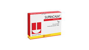 Supracalm (Bioequivalente) Paracetamol 1g 20 comprimidos
