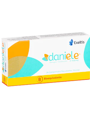 Daniele (B) Dienogest, Etinilestradiol 28 Comprimidos.