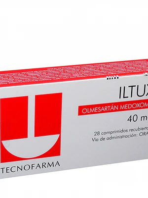 Iltux (B) Olmesartán 40 mg 28 Comprimidos recubiertos.