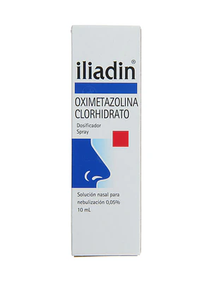 Iliadin Oximetazolina 0,05% Solución nasal 10 ml.